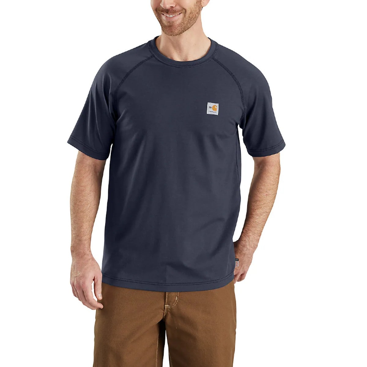 Carhartt FR Force Short Sleeve T-Shirt in Navy